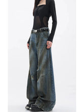 Y2K Dirty Ripped Denim Jeans